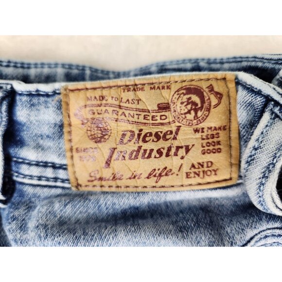 Diesel Kids Youth Boys Blue Jogger Pants Size 10 Stretchy Waist - Picture 12 of 15